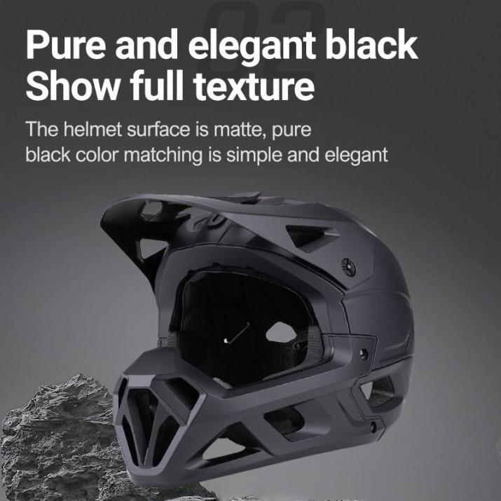 High-quality dual-sport full-face helmet