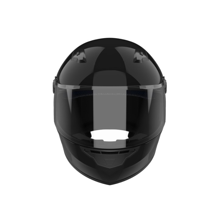 Quick-release closure full-face motorcycle helmet