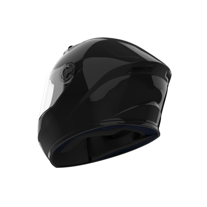 Quick-release closure full-face motorcycle helmet