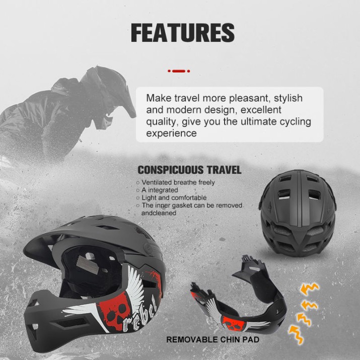 Lightweight and adjustable downhill road racing helmet