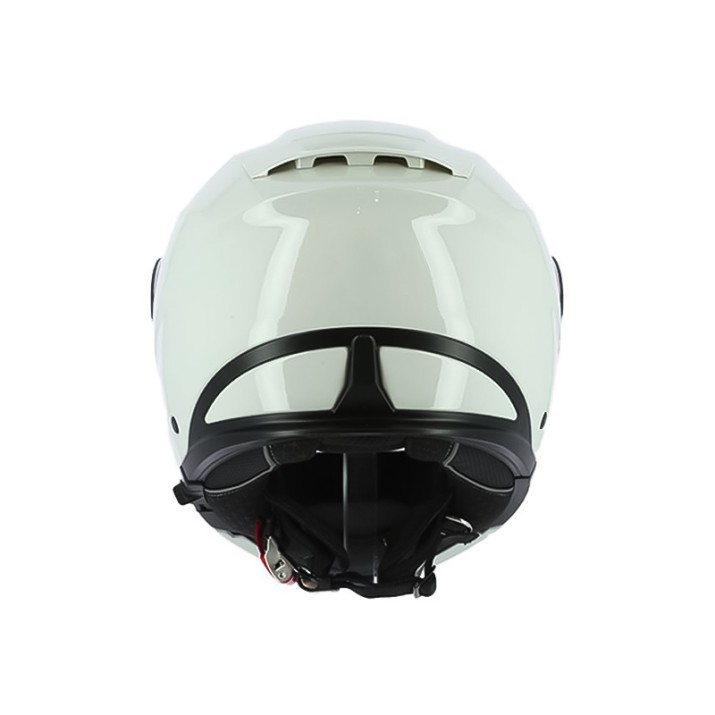 Light Gray Motorcycle Full Face Flip Up Helmet
