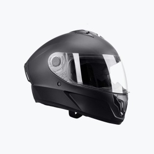 Full face motorcycle helmet with Bluetooth slot