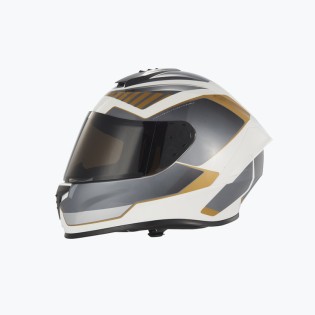 Stylish racing retro protective helmet