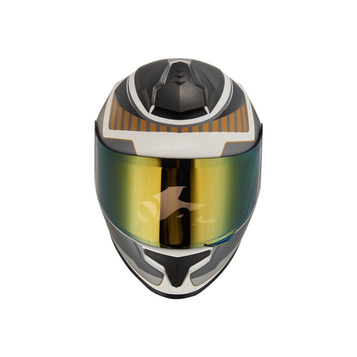 Stylish racing retro protective helmet