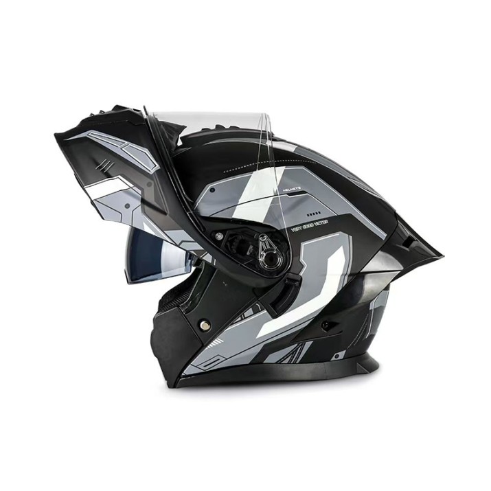 ABS shell high-end adjustable visor helmet