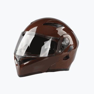 Double visor high impact flip-up safety helmet