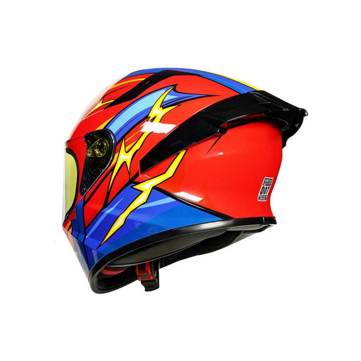 High Quality Polka Dot Full Face Motorcycle Helmet