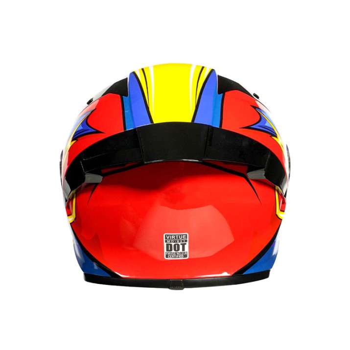 High Quality Polka Dot Full Face Motorcycle Helmet