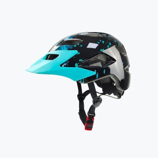 Adjustable size road and mountain bike helmet