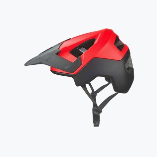 Mountain bike helmet with sun visor