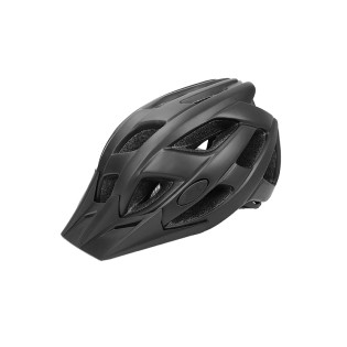 Black high-quality mountain bike helmet