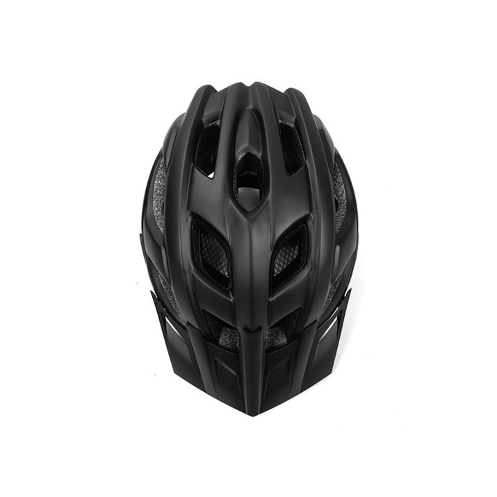 Black high-quality mountain bike helmet