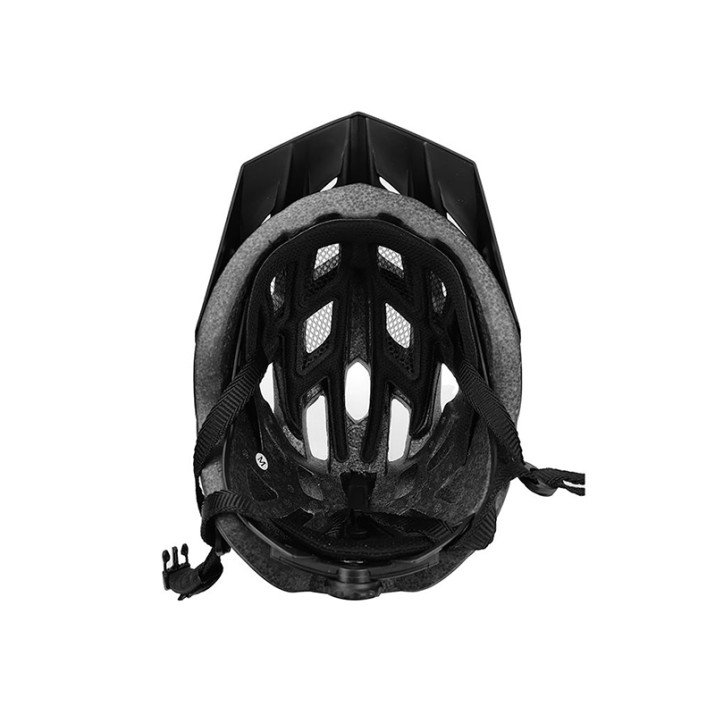 Black high-quality mountain bike helmet