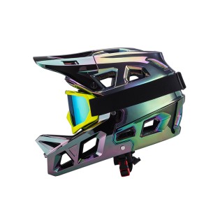 High-quality dual-sport full-face bicycle helmet