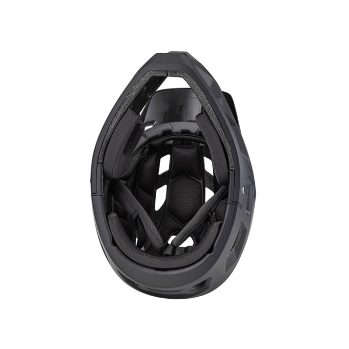 Printed full-face bicycle helmet