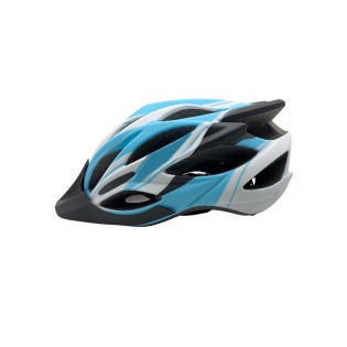 Mountain bike helmet with removable visor