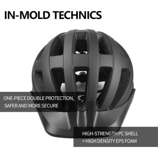 Lightweight mountain and road bike helmet