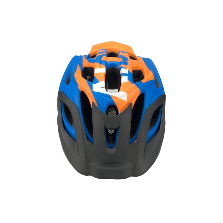 Carbon fiber lightweight dual-sport bicycle helmet