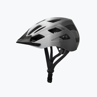 One-piece LED taillight bicycle helmet