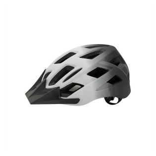 One-piece LED taillight bicycle helmet