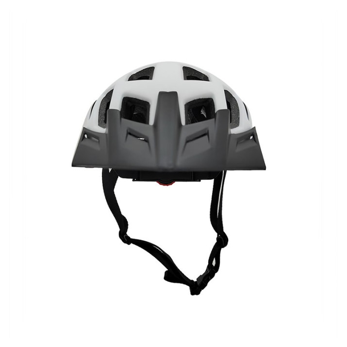 One-piece LED taillight bicycle helmet