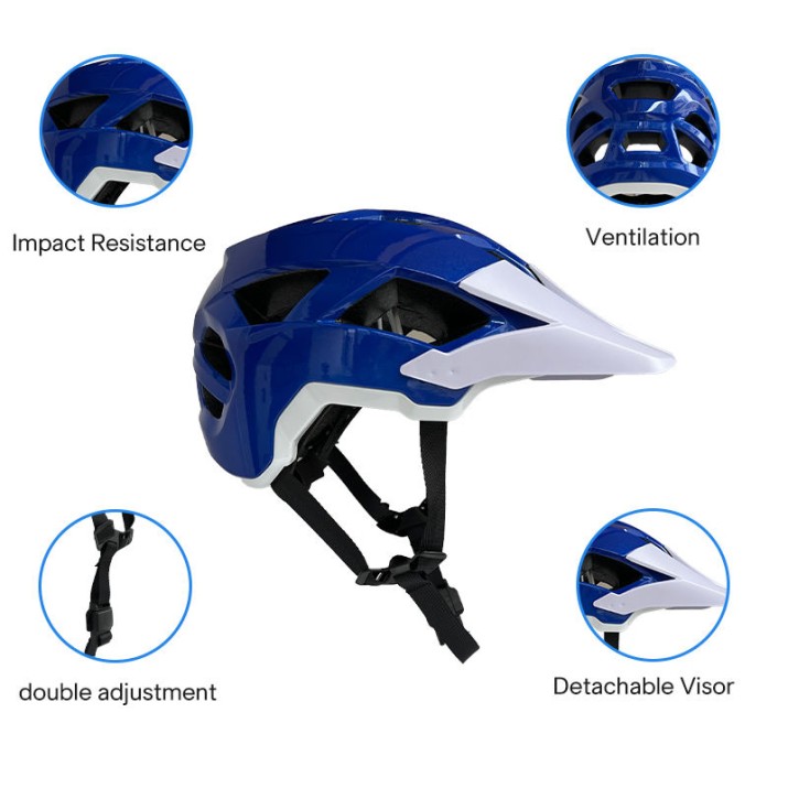 Durable and breathable mountain bike helmet