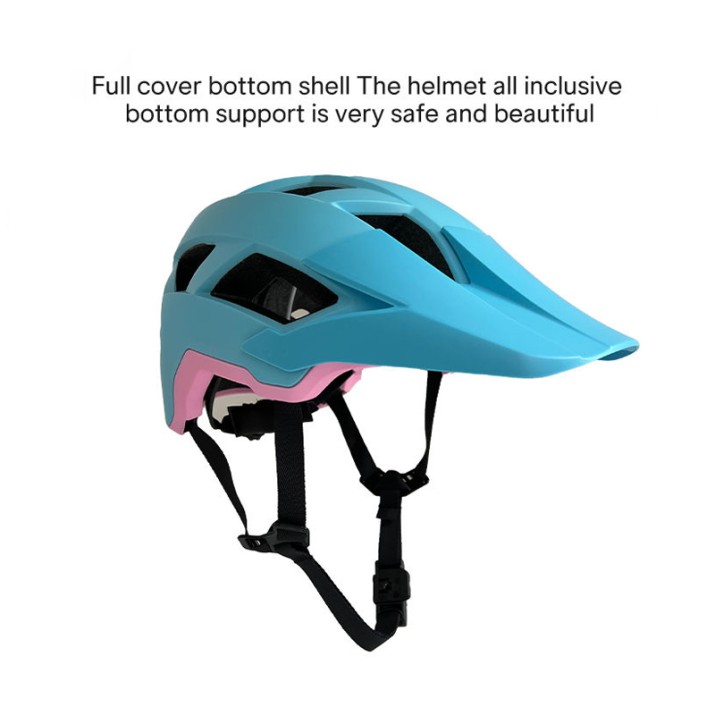 Rugged mountain bike helmet