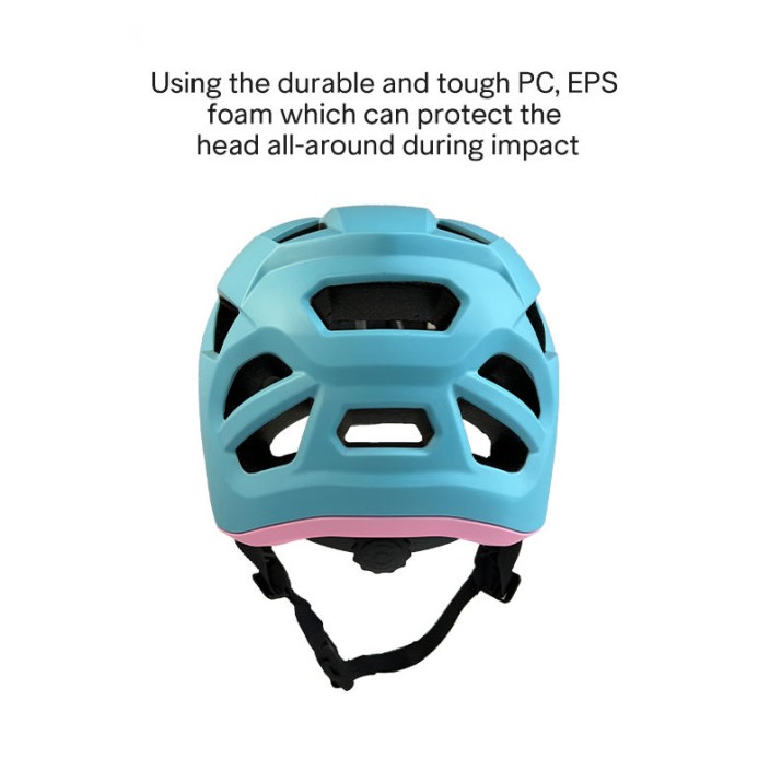 Rugged mountain bike helmet