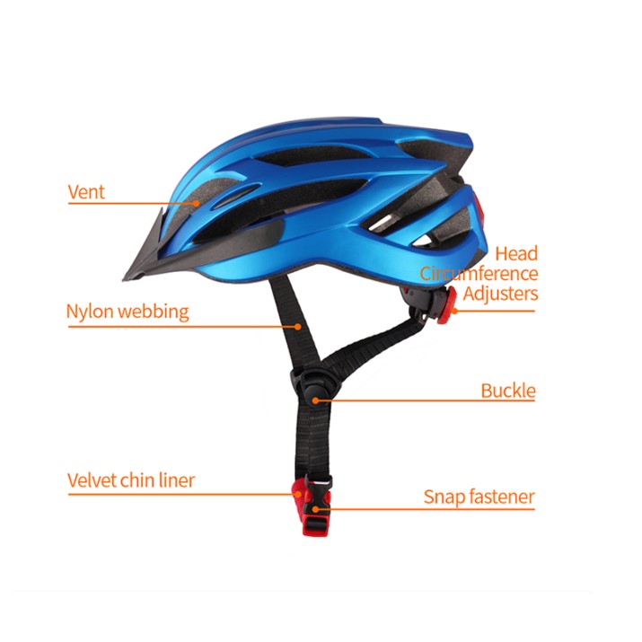 High-performance mountain and road cycling helmet