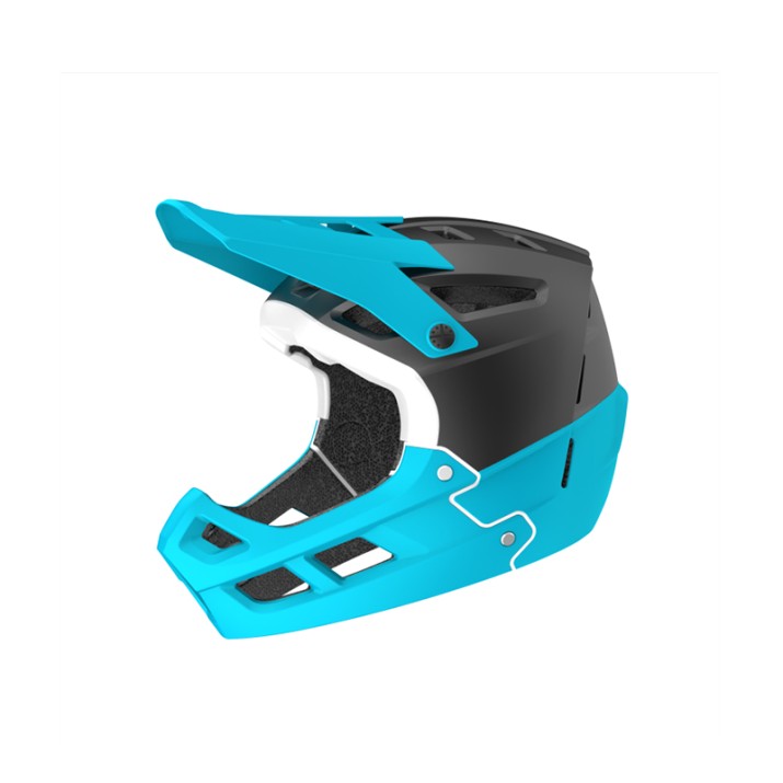 Full-face road bike helmet