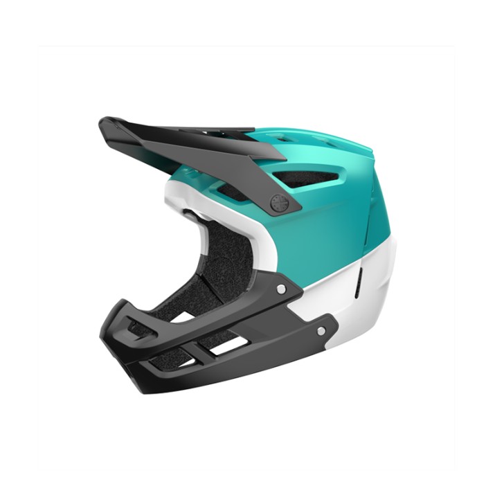 Full-face road bike helmet