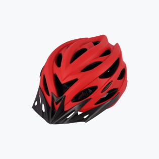 Safety cycling helmet with foam cushioning layer