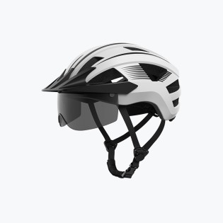 Rechargeable LED taillight Helmet with removable visor