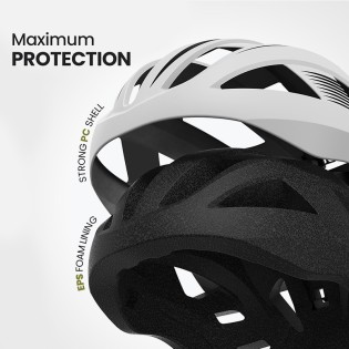 Rechargeable LED taillight Helmet with removable visor