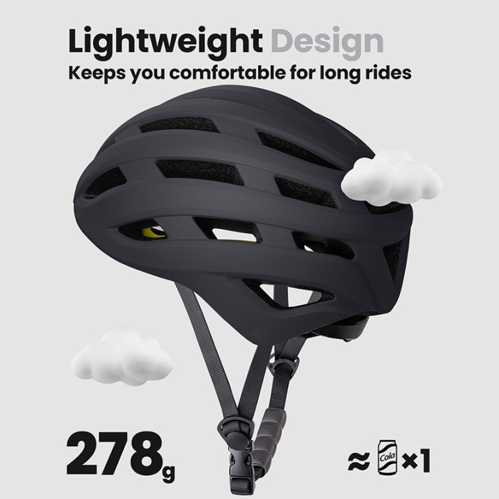 High-end ultra-light road bike helmet