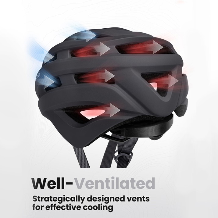 High-end ultra-light road bike helmet