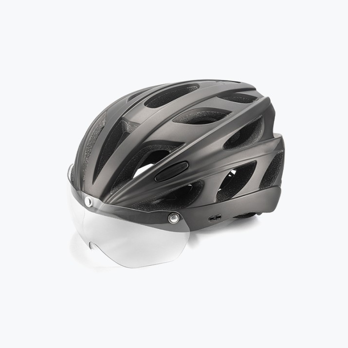 Ultra-light one-piece bicycle helmet