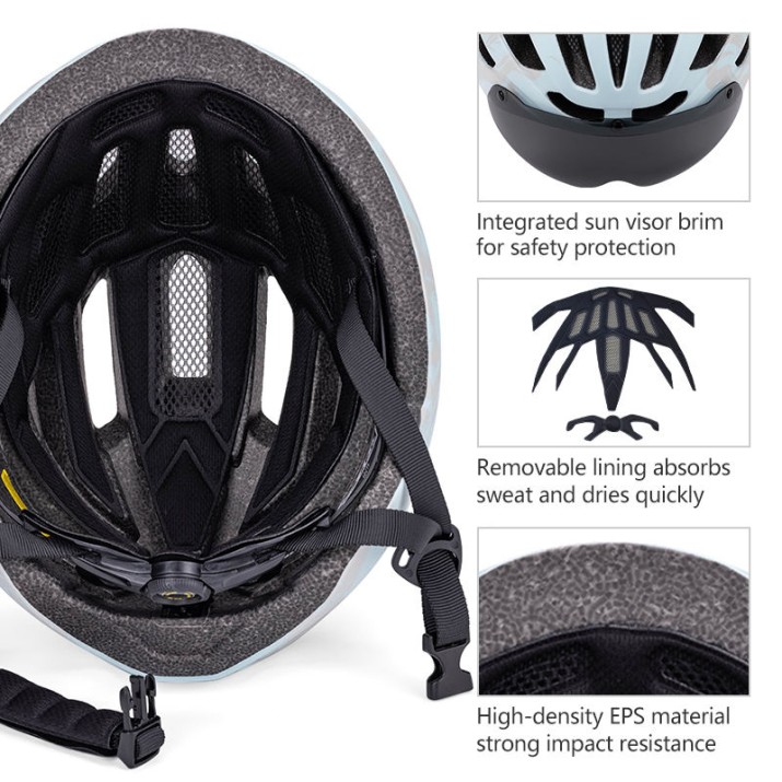 Sports protective electric bicycle helmet