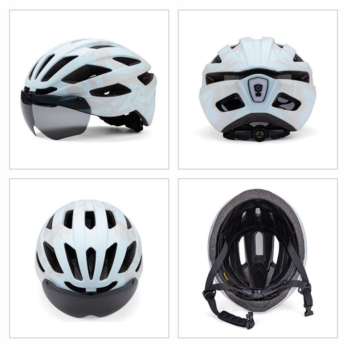 Sports protective electric bicycle helmet