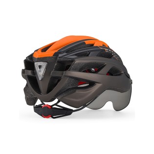 High quality orange bicycle helmet