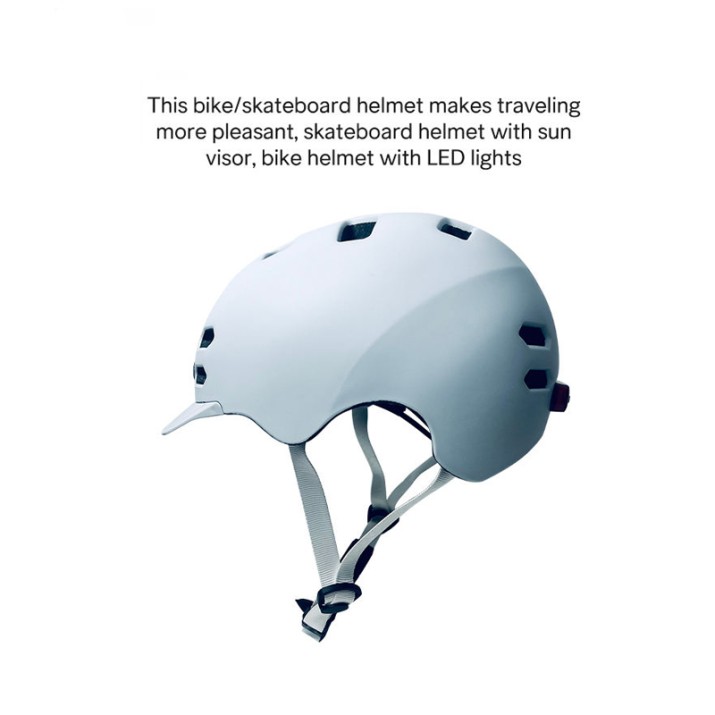 Skateboarding Safety Helmet with LED Light
