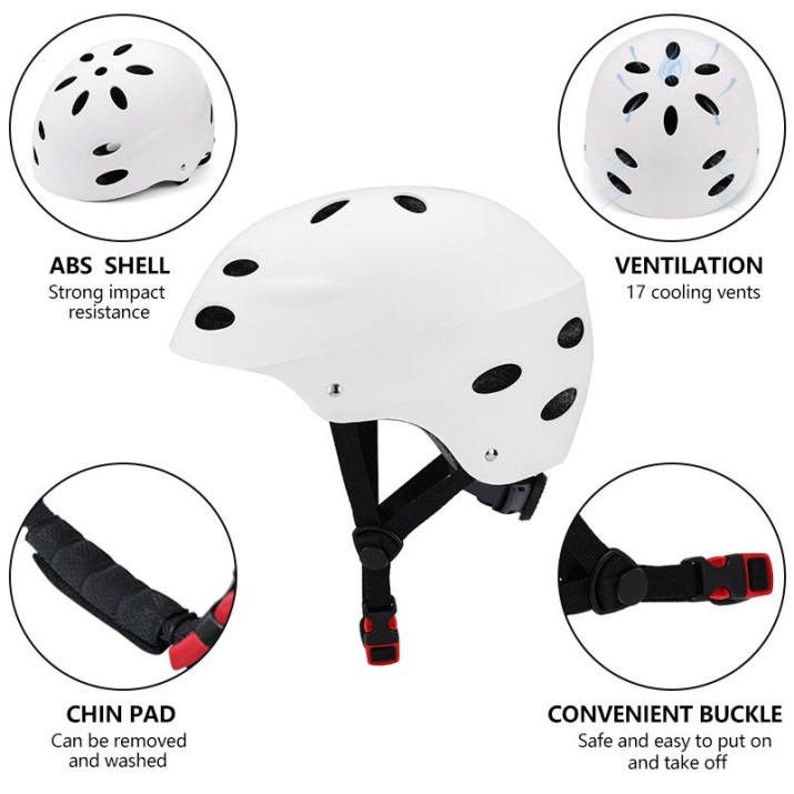 Full head protection skateboard helmet