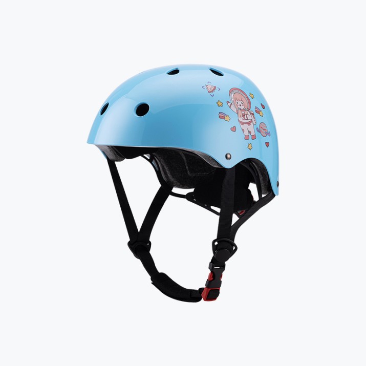 Cartoon pattern dual-sport skateboard and cycling helmet