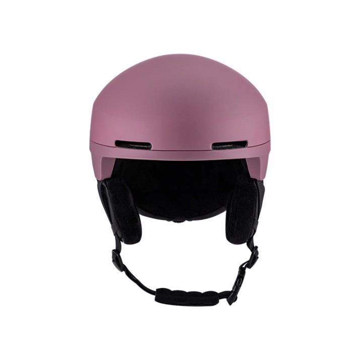 Purple ski head protection helmet