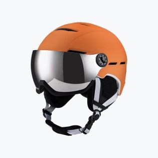 Dual-sport ski helmet with goggles