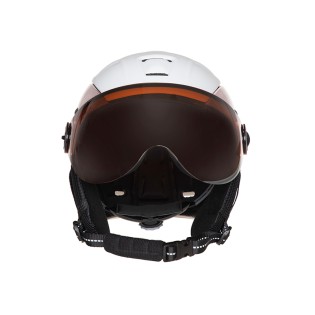 Adult ski helmet with lens
