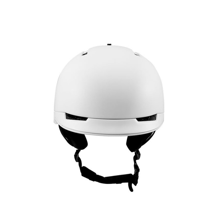 White professional snow ski helmet
