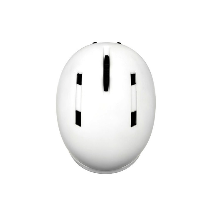 White professional snow ski helmet
