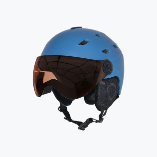 Blue professional outdoor ski helmet