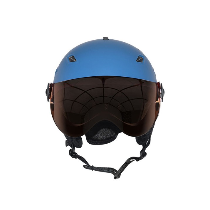 Blue professional outdoor ski helmet